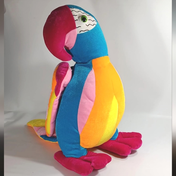 Large Parrot Plush BJ Toy Co. - Picture 2 of 6